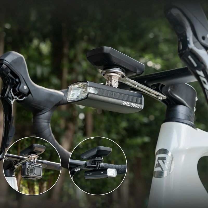Rockbros FK-307T Titanium Alloy Bike Computer Mount - Titanium