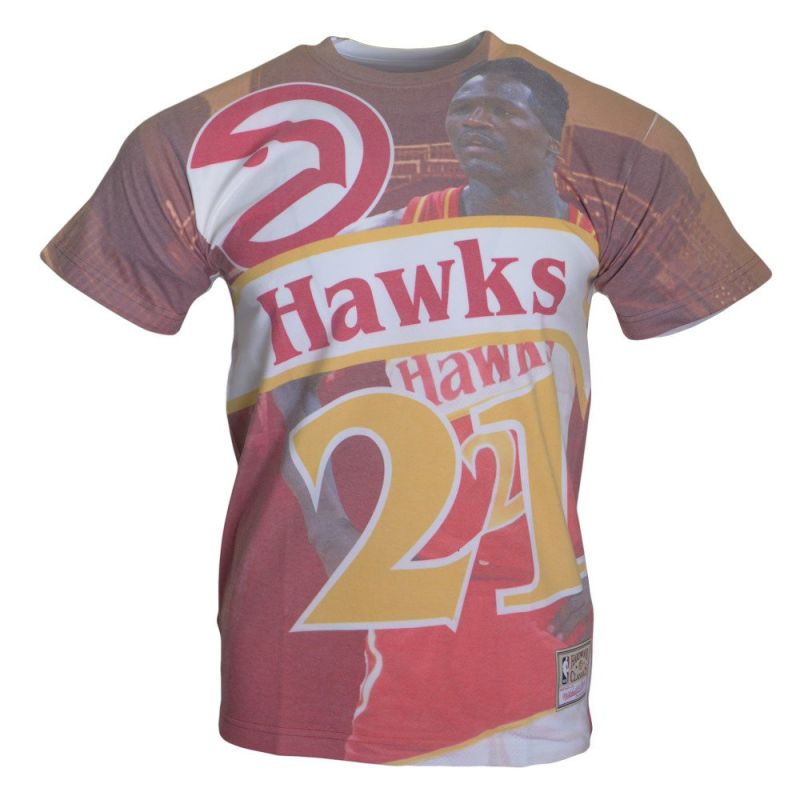 City Pride Mitchell & Ness Atlanta Hawks Dominique Wilkins NBA T-shirt póló