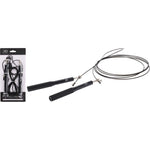 XQMAX Adjustable Speed Skipping Rope Aluminum Handles 300 Cm Black fekete edzéssegítő GSP-7090706