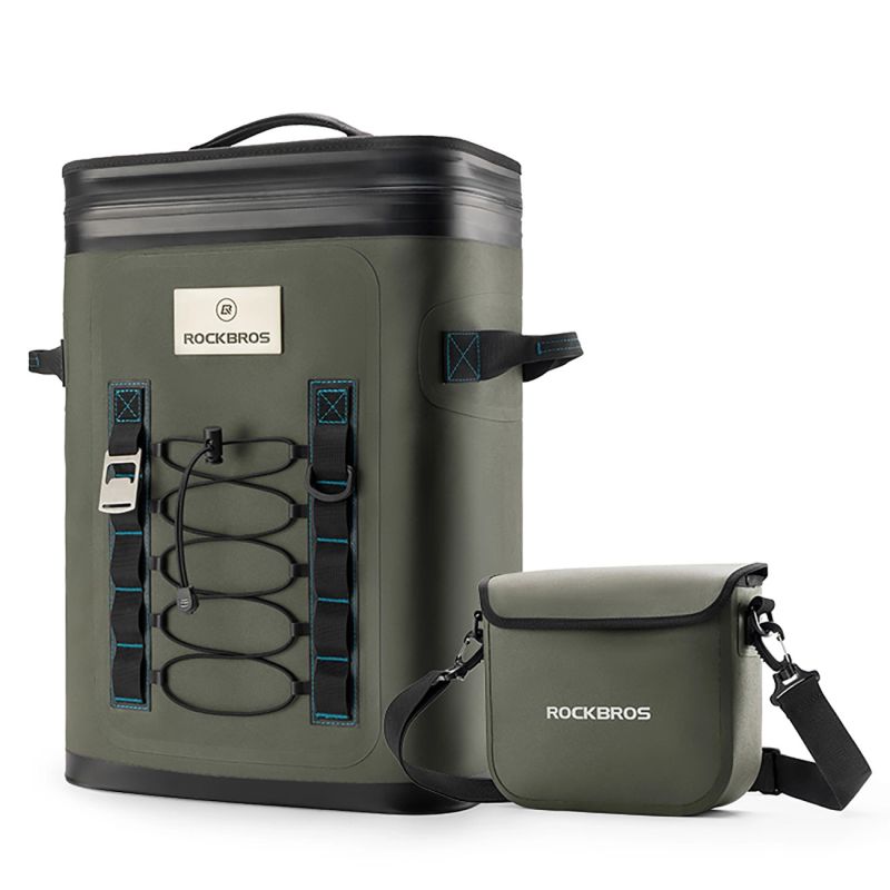 Rockbros Thermal Backpack with Insulation 20l - Green zöld backpacks, tourist equipment