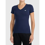 Women's basic V-neck T-shirt 4F 4FWMM00TTSHF3307-31S 2xl póló