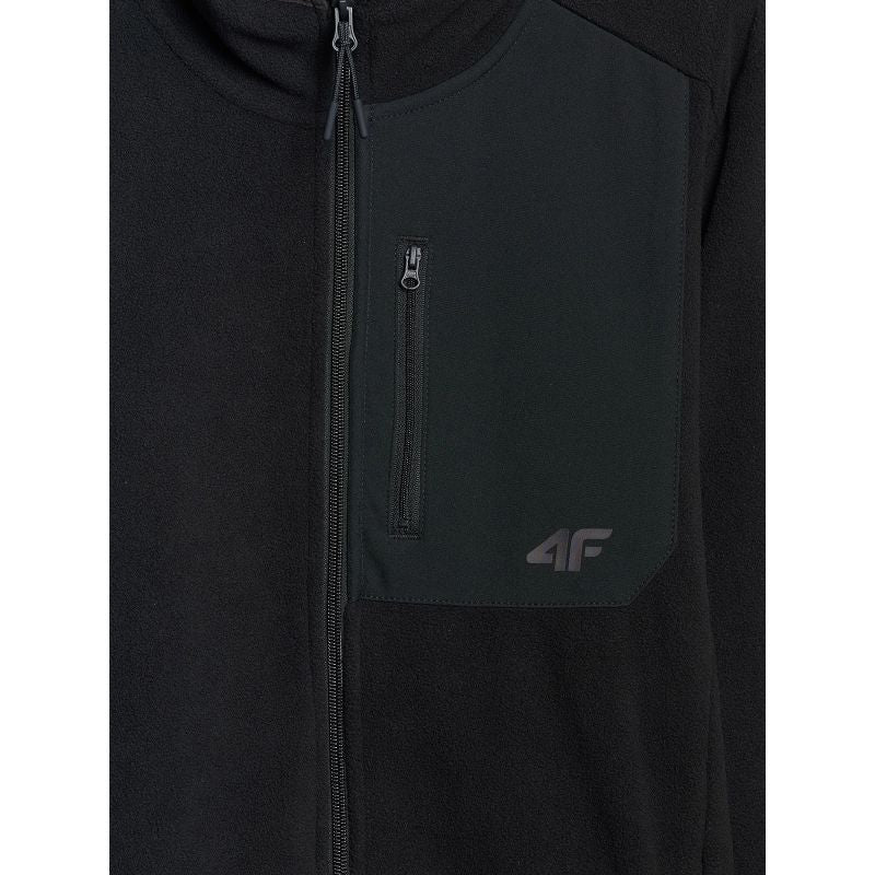 4F Men’s Regular-Fit Fleece with Stand-Up Collar 3xl férfi polár pulóver 4FWAW25TFLEM414-20S
