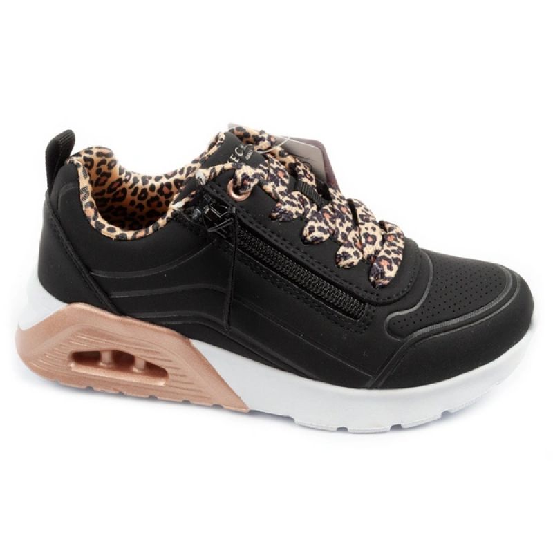 Skechers Uno Lite 2.0 Youth Kids' Sports fekete utcai cipő 310708L/BLK