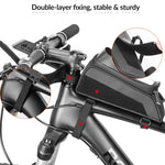 Rockbros 029-1BK bicycle bag for frame with phone cover - black