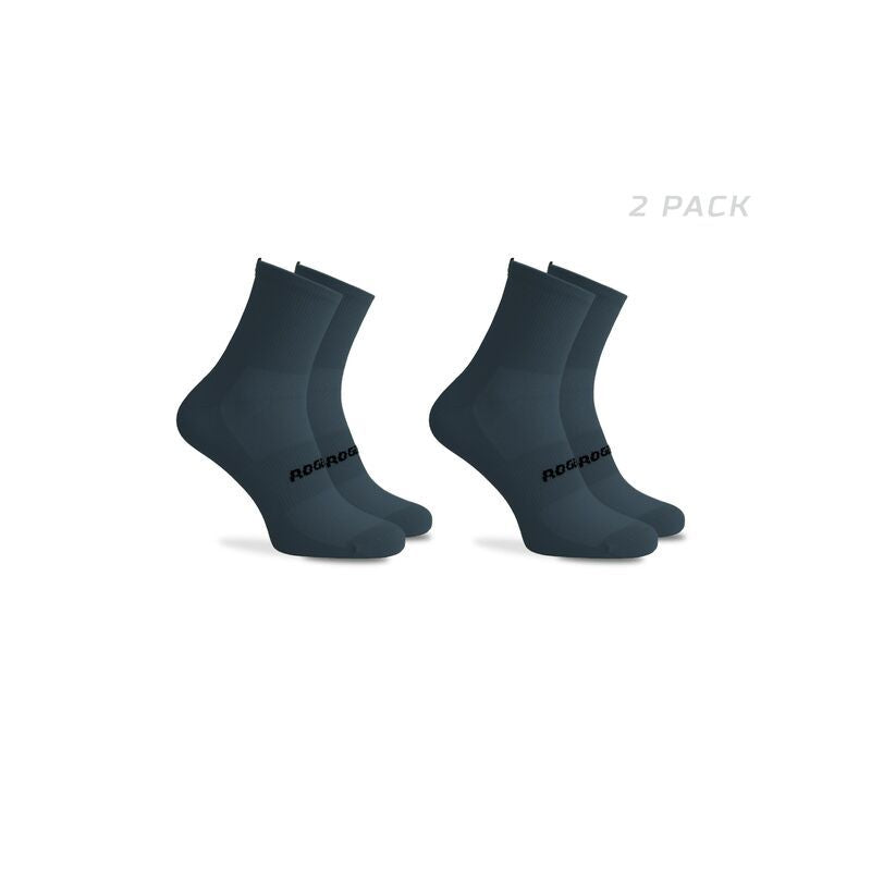 Rogelli ESSENTIAL socks blue 2pack kék zokni