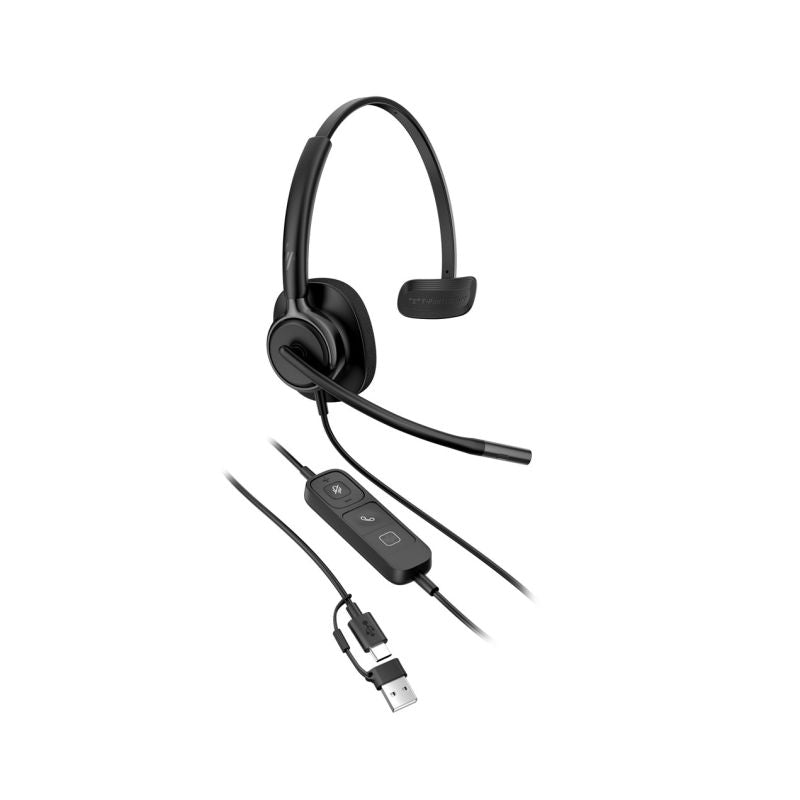 HP Poly Mission 415 Monaural USB Wired Headset Classic