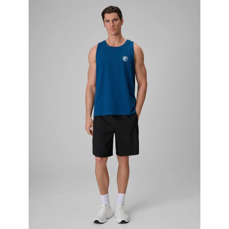 4F Men's regular sleeveless T-shirt with print póló