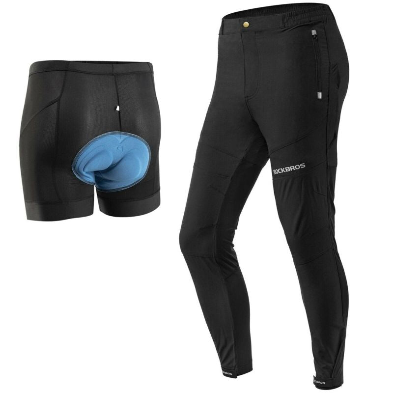 Rockbros Men's Cycling Pants Black