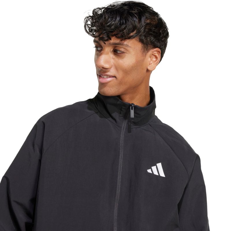 Adidas Men's Essential Small Logo Windbreaker Black fekete dzseki JM1772