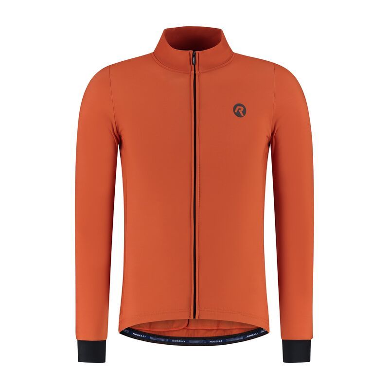 Rogelli SIGNATURE long sleeve t-shirt narancssárga póló