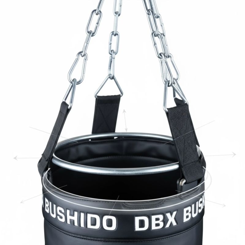 DBX Bushido PREMIUM Punching Bag - SBRX Black - Empty - 130cm | fekete punching bags