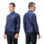 Rockbros Winter Fleece Double Layer Cycling Size L - Blue niebieski \ l dzseki
