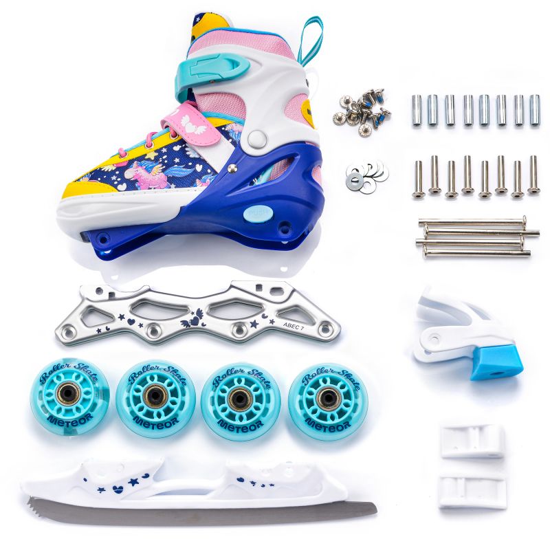 Meteor 4in1 Unicorn L 38-41 skates uniw görkorcsolya