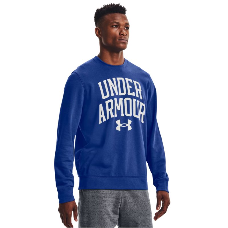 Under Armour Armor Rival Terry Crew M 1361561-432 sweatshirt Pulóver