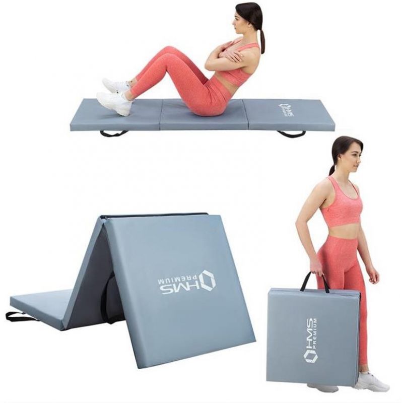 HMS MGS02 foldable gymnastics mattress gray szürke fitness matrac 17-44-282