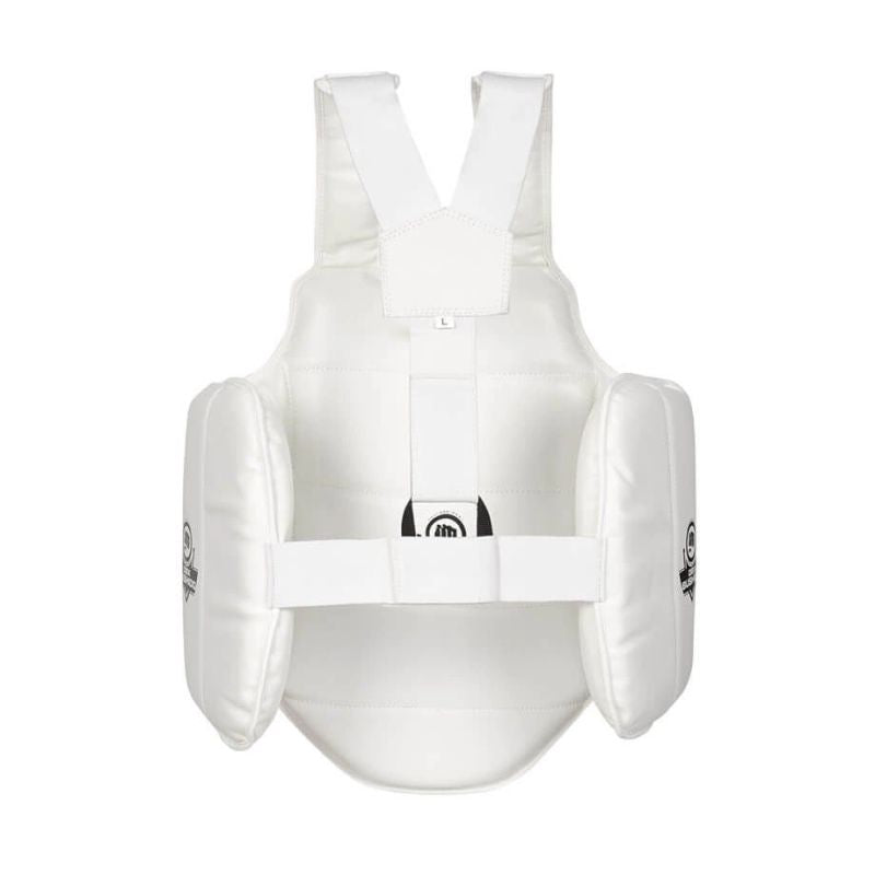 DBX Bushido White Abdominal and Torso Protector - fehér protectors and knee pads