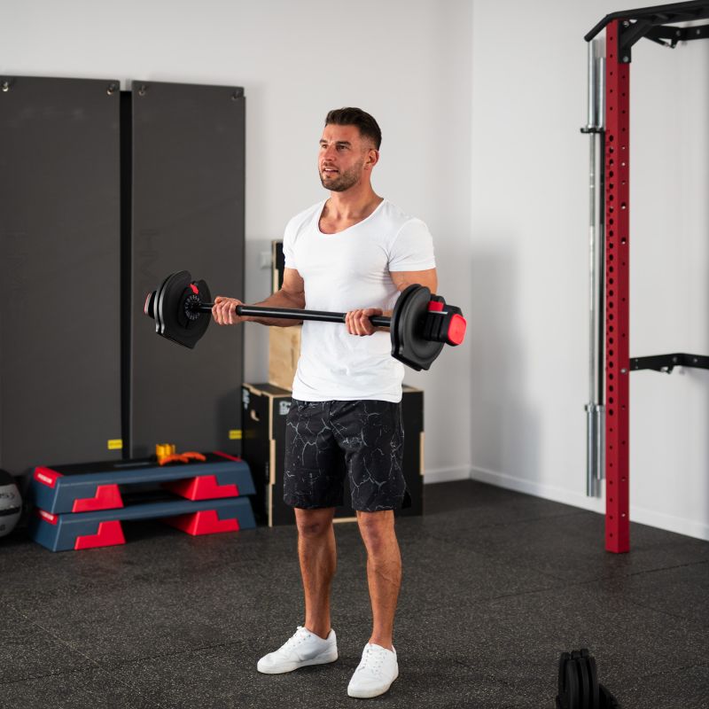 HMS SGR40 PRO SET 2in1 adjustable dumbbell set 43.5 kg csuklópánt 17-57-072