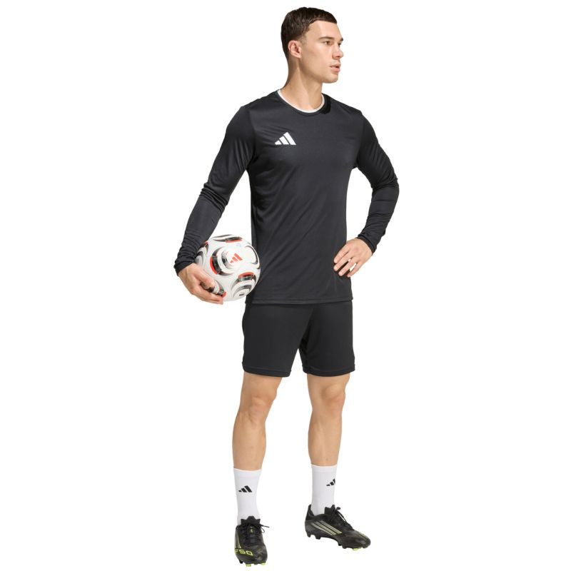 Adidas Men’s Entrada 26 Long Sleeve Jersey black fekete férfi póló KF5851