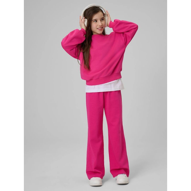 Girls' straight leg sweatpants 4F