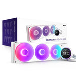 NZXT Kraken Elite 420 RGB Processor All-in-One Liquid Cooler 14cm 1 pc. fehér futócipő