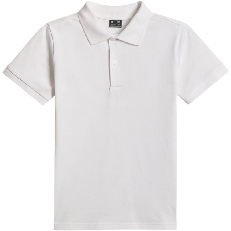 4F Boy's póló shirt M662 10S fehér kiegészítő 4FJWSS26TPTSM66210S