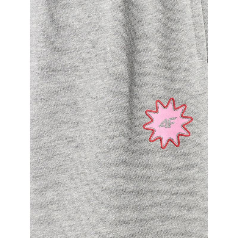4F Girls’ Wide-Leg Sweatpants gyerek nadrág 4FJRSS26TTROF1870-25M
