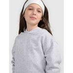 Girls' sweatshirt with hood, open, 4F 4FJWMM00TSWSF1862-25M kapucnis pulóver