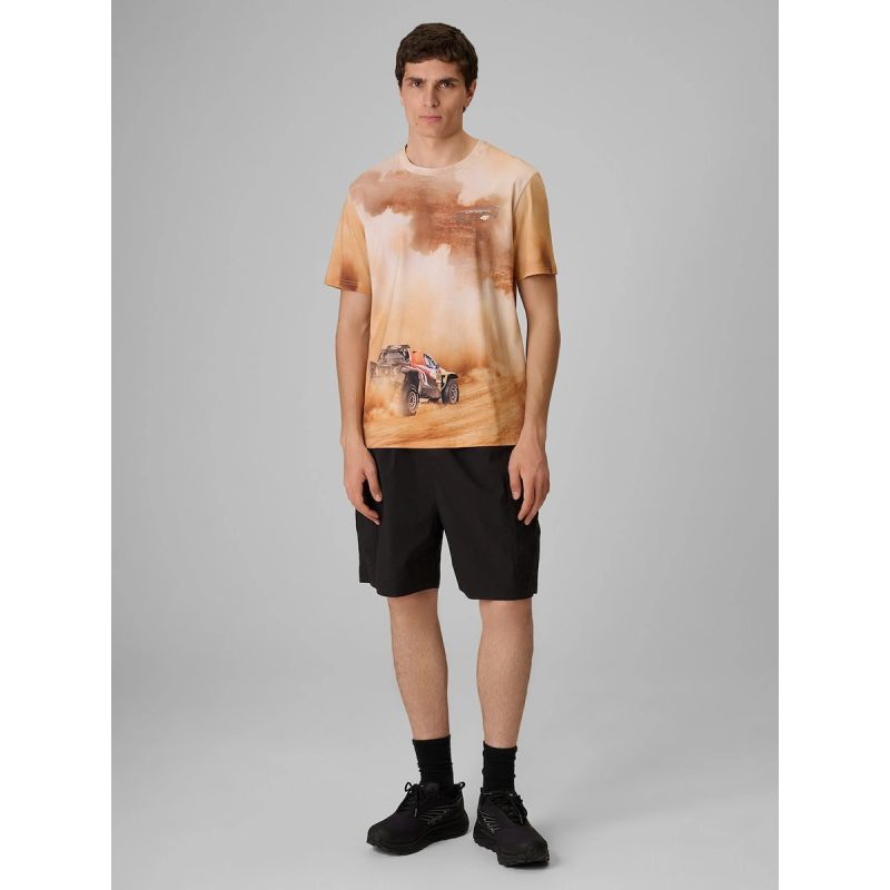 4F Men's regular printed T-shirt férfi póló 4FRSS26TTSHM4237-83A