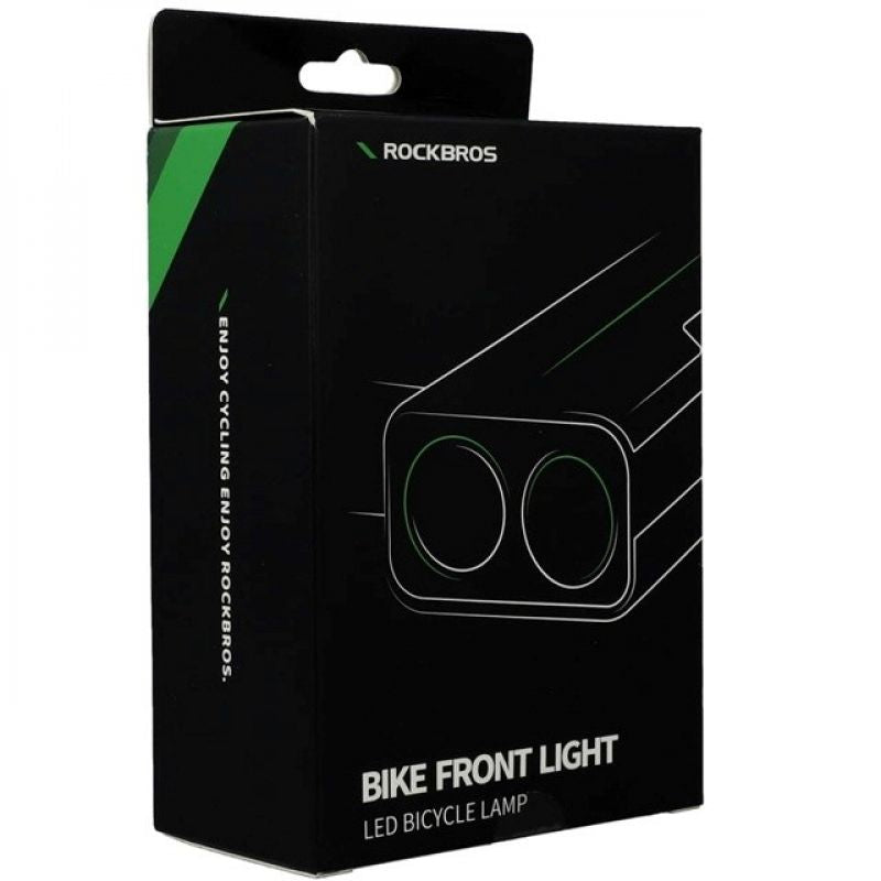 Rockbros 24310002001 Bicycle Light, 850 lm, with Power Bank Function + USB-C to USB-A Cable – fekete utcai cipő Rockbros-24310002001