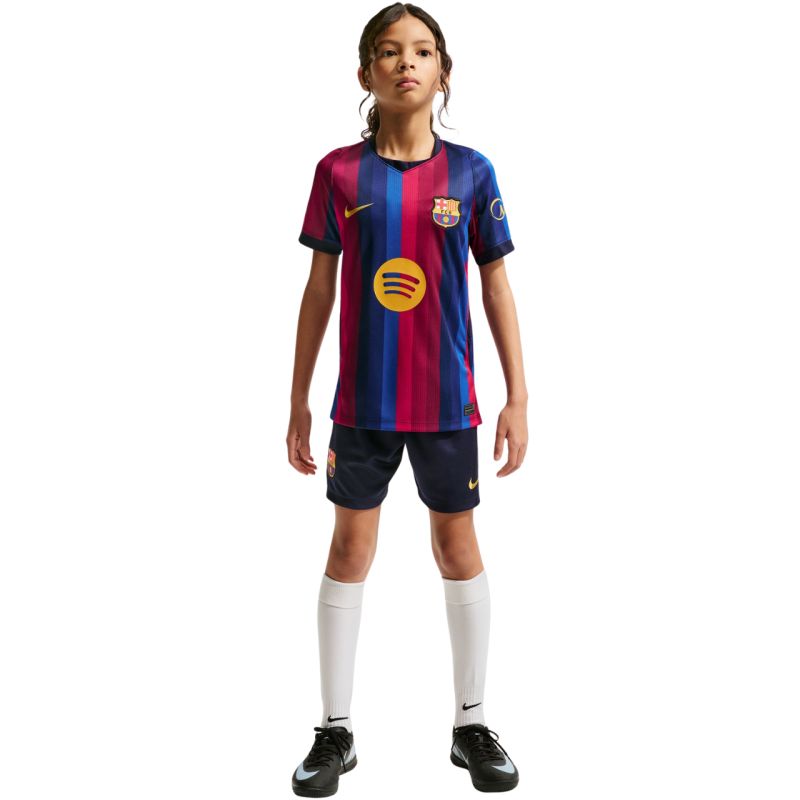 Nike FC Barcelona 2026/27 Stadium Home Kids' Jersey Burgundy kék kiegészítő II1624683