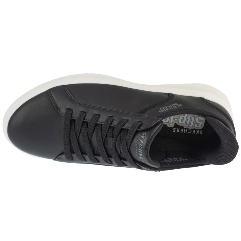 Skechers Slip-Ins: Court Break - Suit Sneaker Black Size fekete utcai cipő 183177-BLK
