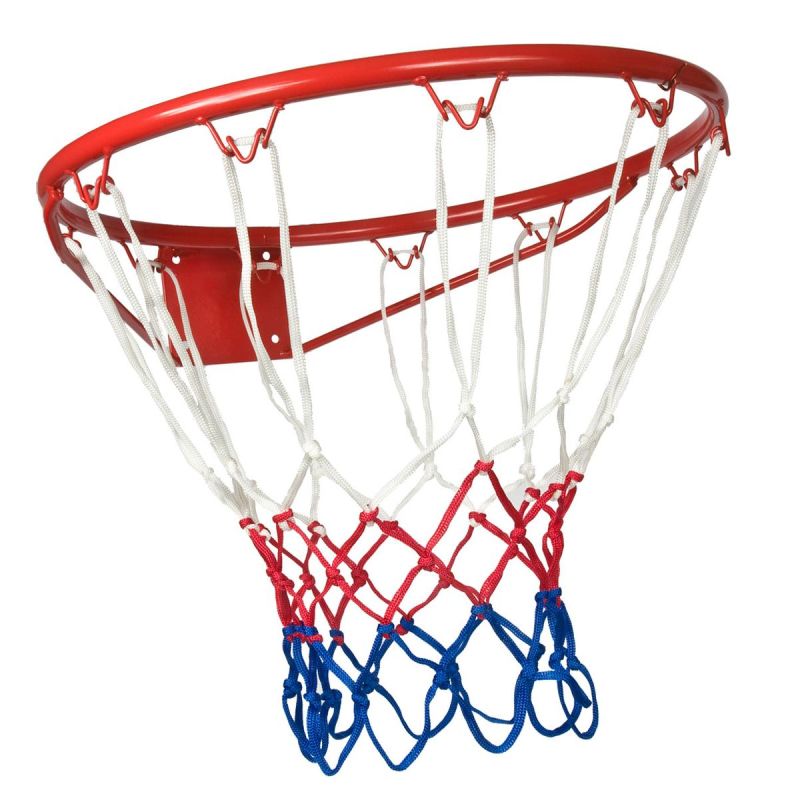 Enero Basketball Ring With Net 43cm Red piros nets