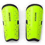 Meteor L football green uniw shin guards