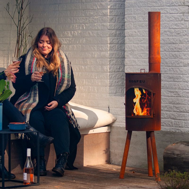 Inny Bongiano SP rusty garden fireplace 3001R Egyéb