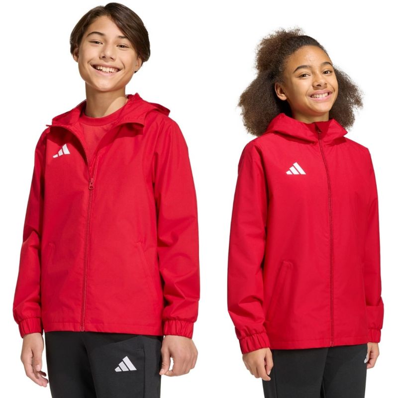 Adidas Entrada 26 All Weather Kids Red piros dzseki 155325116cm