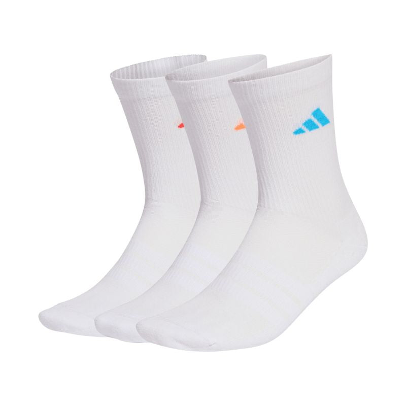 adidas Linear Crew Cushioned Sportswear Crew C 3P socks white KC9623 fehér zokni