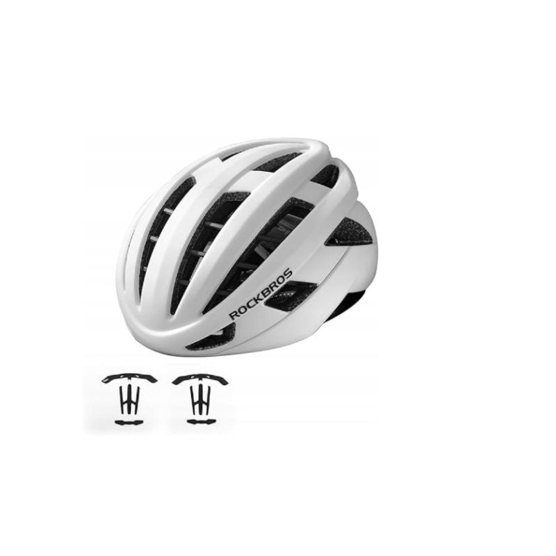 Rockbros bike helmet 10110039007 white L (58-62)