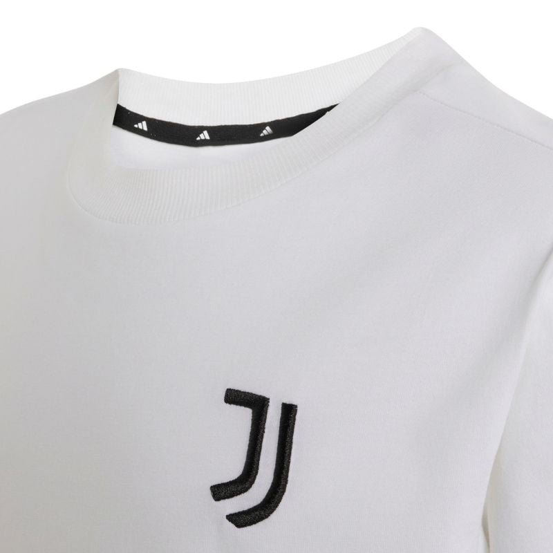 Adidas Juventus Turin kids' T-shirt white and fekete póló