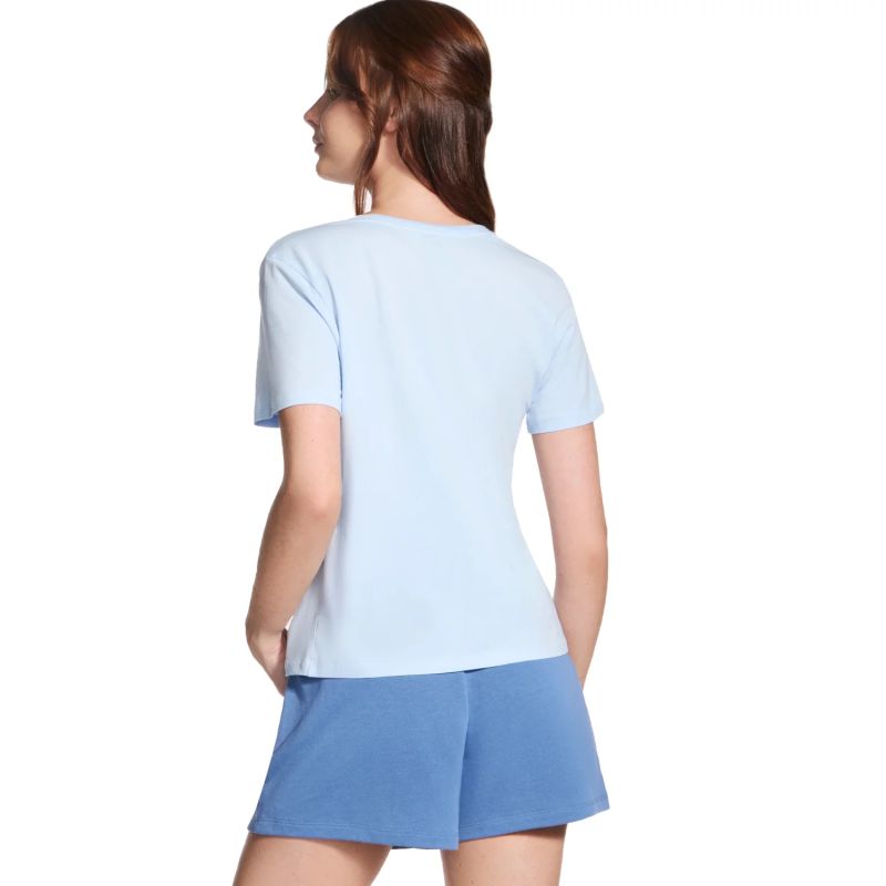 Skechers Signature V-Neck Tee kék póló
