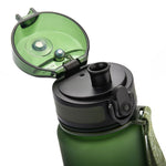 Meteor 500 ml sports bottle dark green uniw water bottles, training equipment