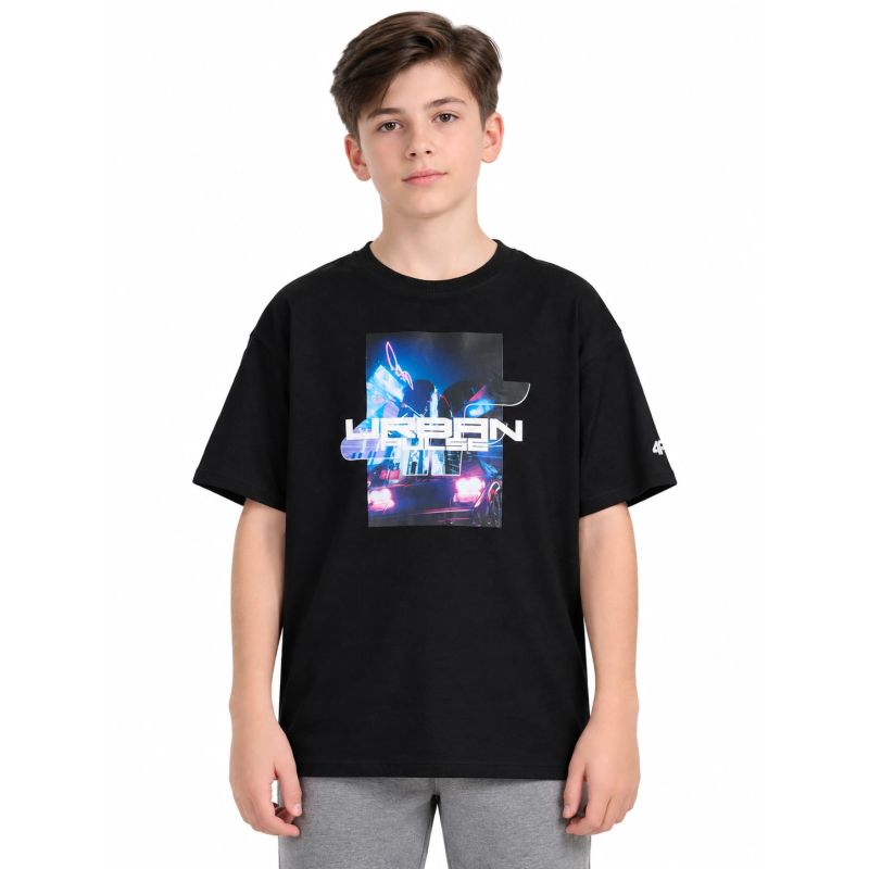 4F Boy's printed T-shirt 158/164 gyerek póló 4FJWAW26TTSHM3516-20S