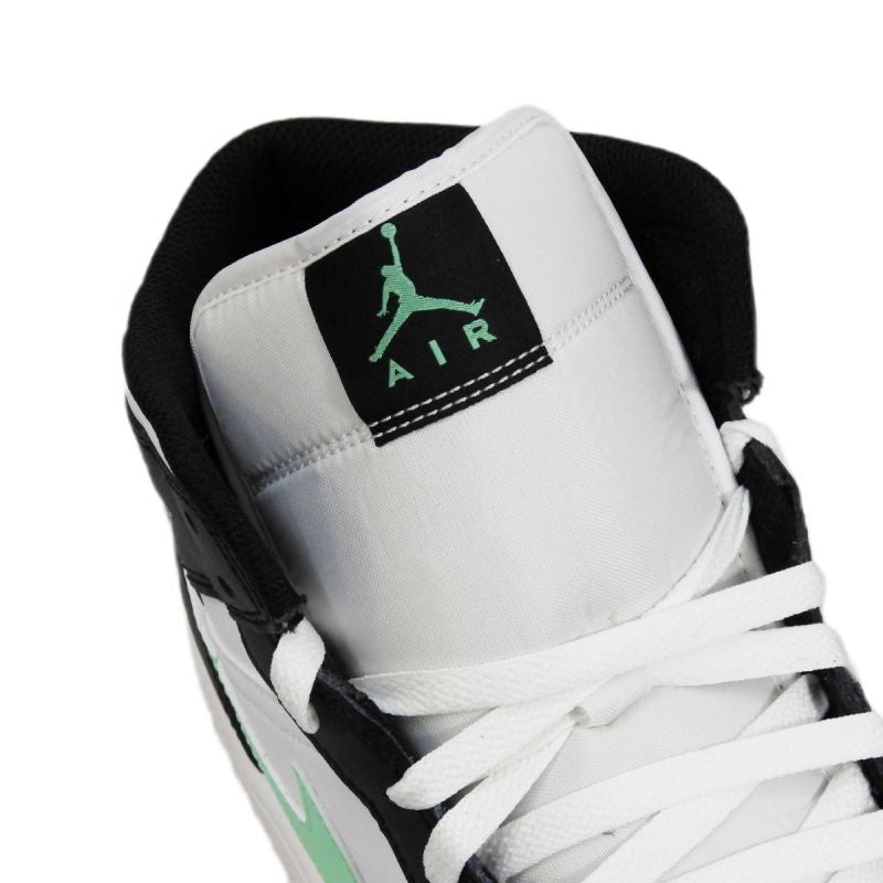 AIR Jordan 1 Mid Green Glow White Men's Sneakers - zöld cipő