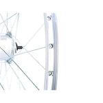 28 Inch Front Wheel With Shimano Hub Silver Rim