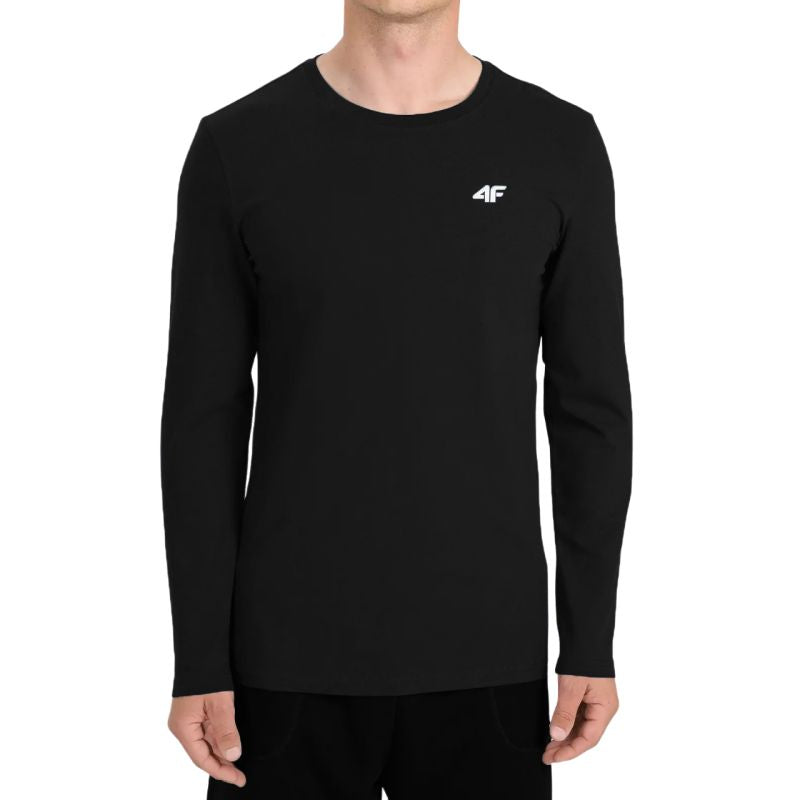 Men's 4F Longsleeve T-shirt M611 deep 4FWMM00TLONM611 20S fekete póló