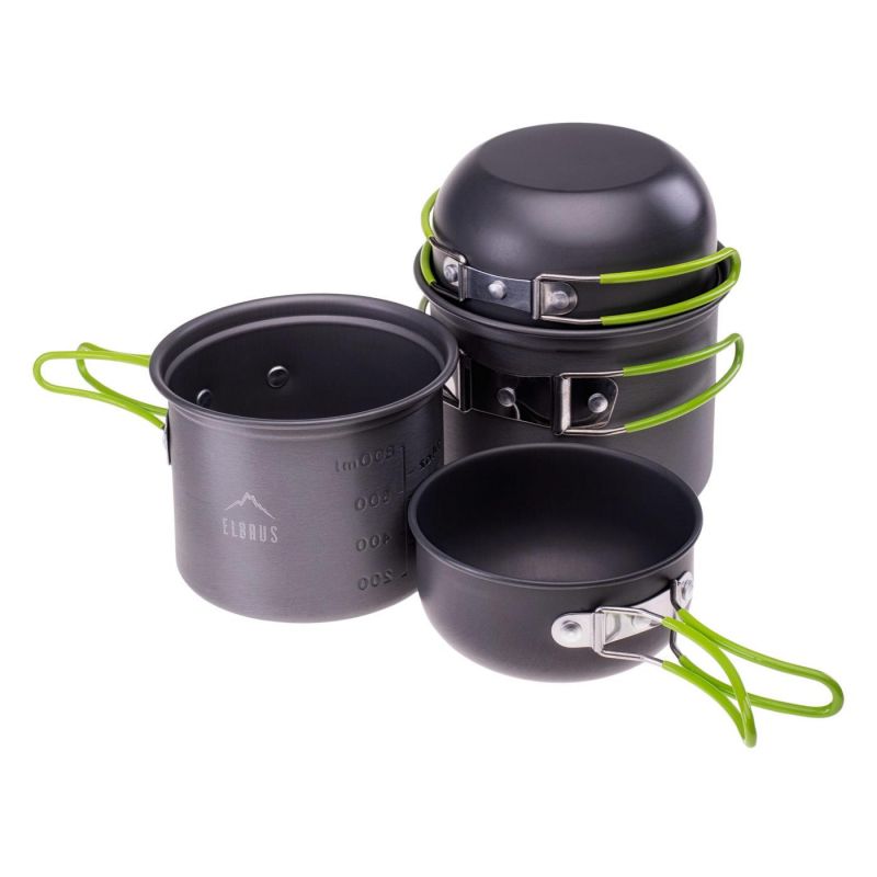 Elbrus Hike Pro Cook Set szürke sets, mess kits