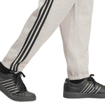 Adidas Men's Essentials 3-Stripes Fleece Tapered Cuffed szürke nadrág KY4127