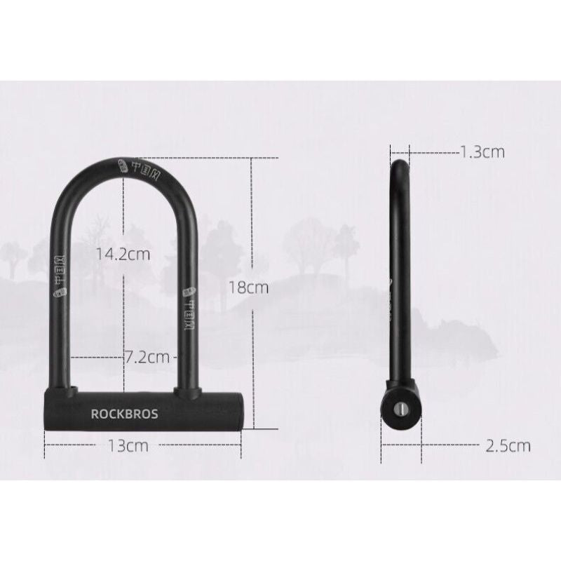 Rockbors bicycle lock key
