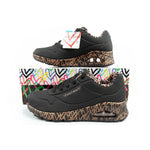 Skechers Uno-Loving Love women's sports sneakers fashionable black Cipő