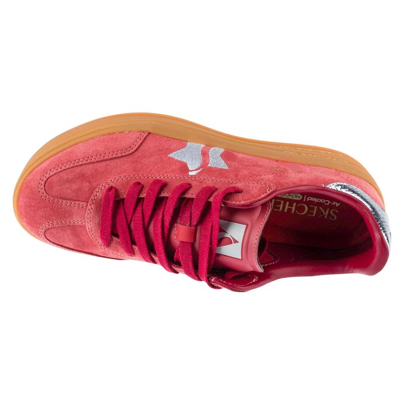 Skechers Academy Hi-Elevated Essence Red piros utcai cipő 185430-RDBL