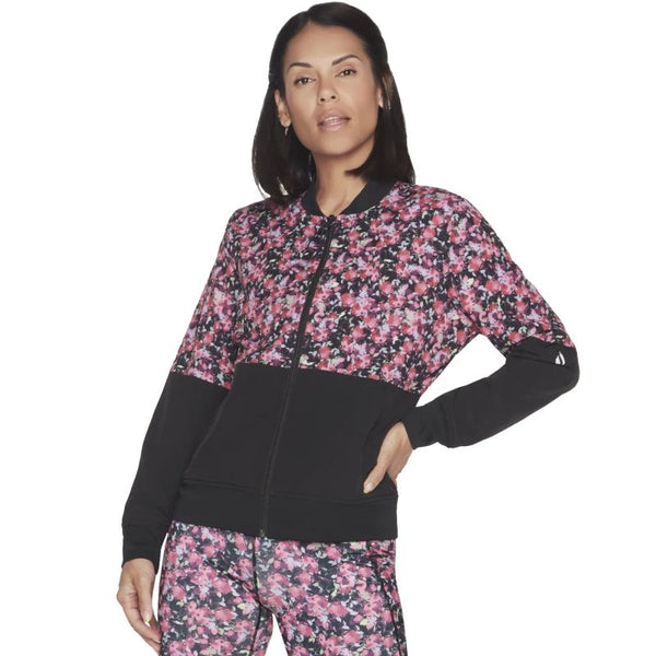 Skechers Fantasy Fields Reversible Bomber Jacket WJA314-BKRB Pink M General